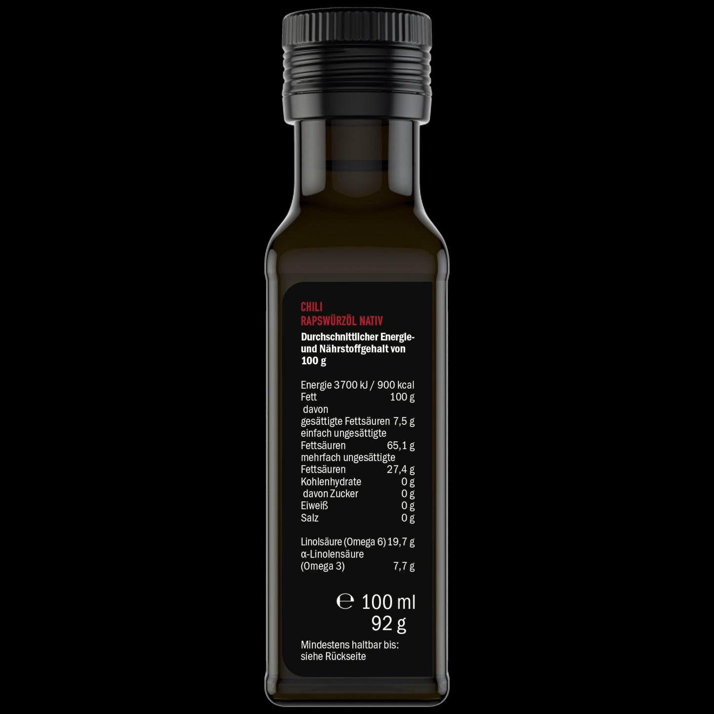 Hannover's Feurige Chili 100ml - Würzöl